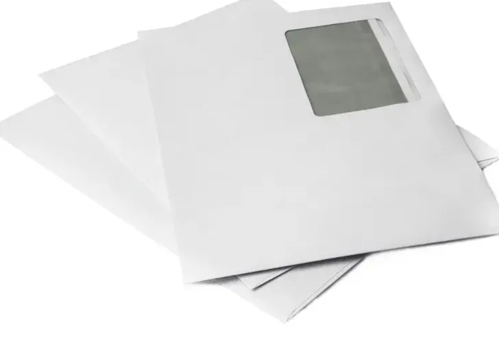 Luontevat Isoikkunakirjekuoria E5 Valkoinen 20Kpl