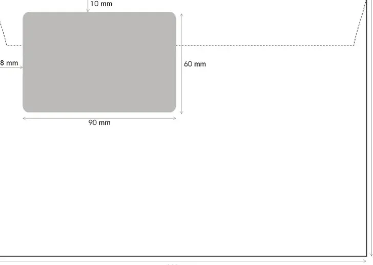 Luontevat Isoikkunakirjekuoria E5 Valkoinen 20Kpl