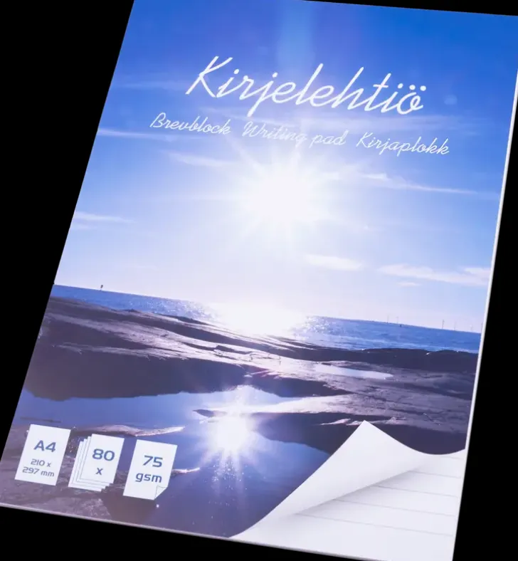 Luontevat Kirjelehtio A4 80 Lehtea Viivoitettu