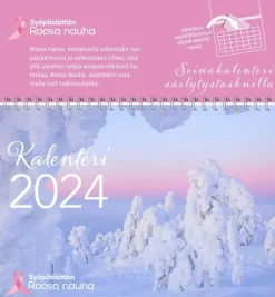 Mappikalenteri Roosa Nauha 2024