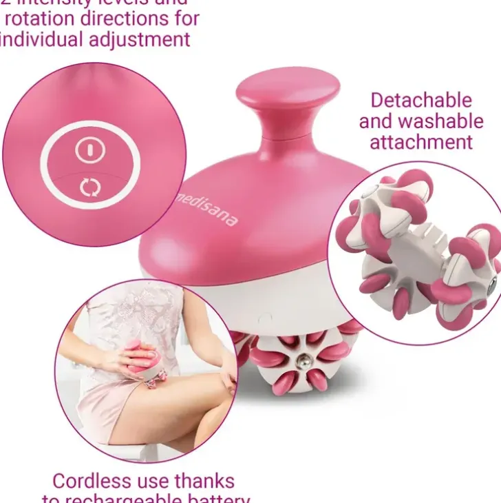 Medisana Selluliittihieroja Valko-Pinkki