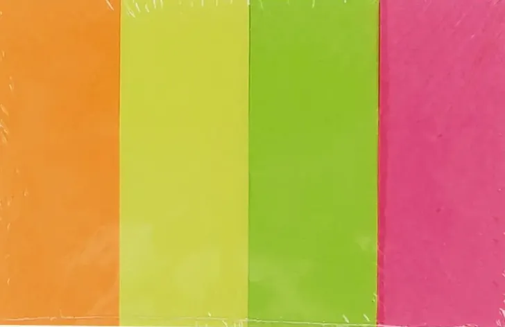 Memoris Precious Muistilappu Neon 20X50Mm 4X50Kpl