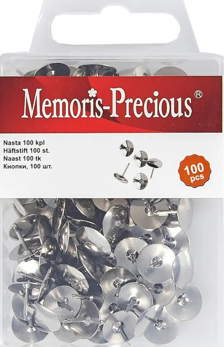 Memoris Precious Nasta 100Kpl Nikkeli