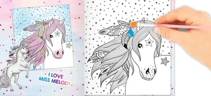 Miss Melody Water Colour Taikakirja