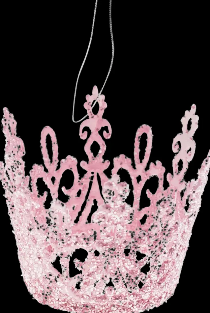 75Mm Filigraanikruunu Rosaglitteri