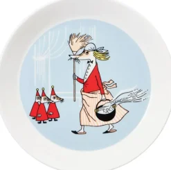 Moomin Arabia Muumi Lautanen Vilijonkka 19 Cm Harmaa