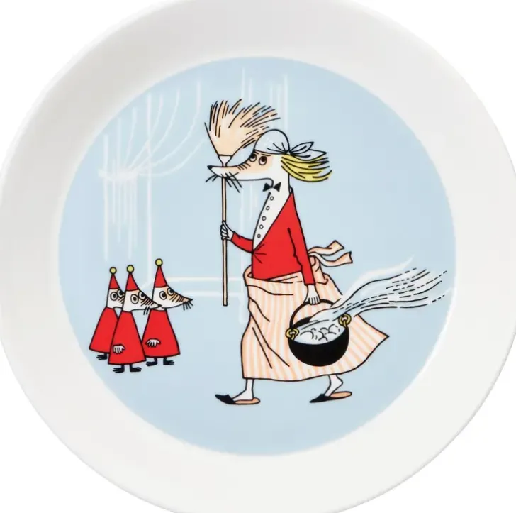 Moomin Arabia Muumi Lautanen Vilijonkka 19 Cm Harmaa