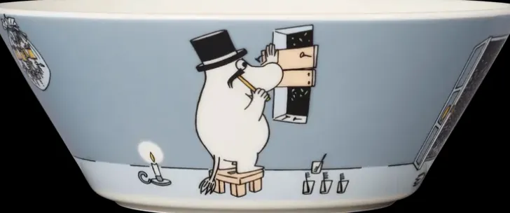 Moomin Arabia Muumi Muumipappa Kulho 15Cm Harmaa