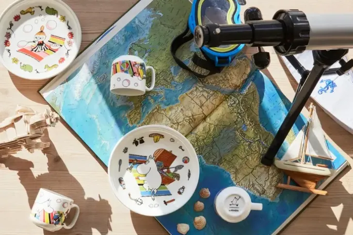 Moomin Arabia Muumi Muumipeikko Lastenastiasto 2-Osainen