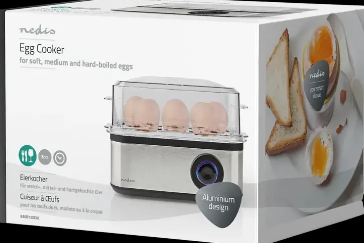 Nedis Munankeitin 8 Munan Mittakuppi Alumiini Musta