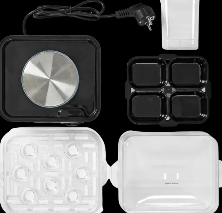 Nedis Munankeitin 8 Munan Mittakuppi Alumiini Musta