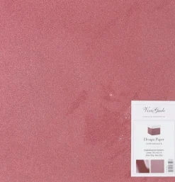 Nellen Kimallepaperi Punainen 30X30Cm 2 Arkkia