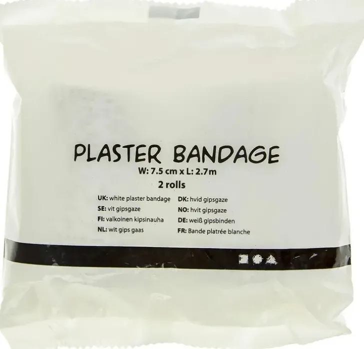 Nellen Kipsinauha 7,5Cm X 3,7M 2 Rullaa