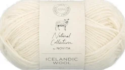 Novita Icelandic Wool 50G Luonnonvalkoinen 010