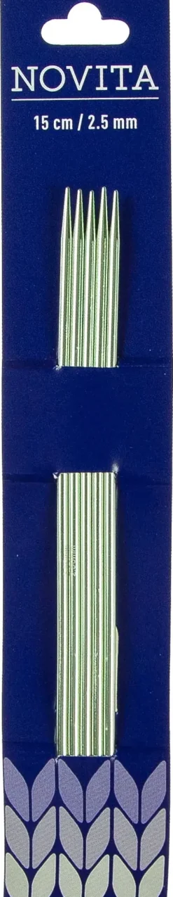 Novita Sukkapuikot 15Cm - 2,5Mm Vaaleanvihrea