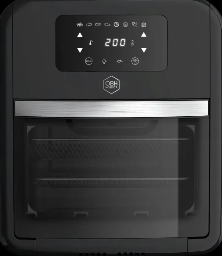 Obh Nordica Easy Fry Oven & Grill 9 In1 -Air Fyer/Miniuuni/Grilli