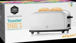 Obh Nordica Manhattan Steel Leivapaahdin 4 Viipaletta 2268