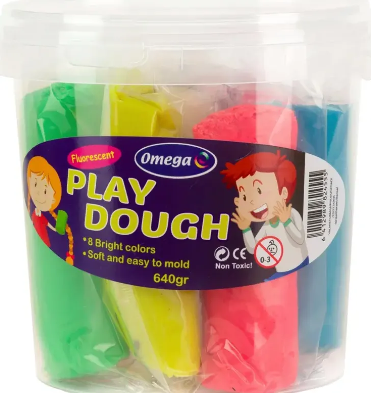 Omega Muovailuvaha Sanko 8 X 80 Gr, Neonvarit