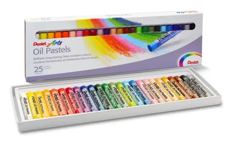 Pentel Oljypastelliliitu 25Kpl