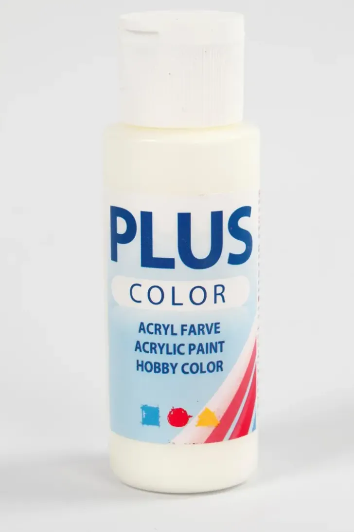 Plus Color Askartelumaali 60 Ml Luonnonvalkoinen
