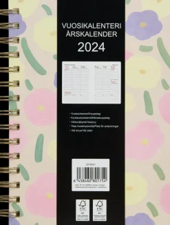 Poytakalenteri A5 Kierresidottu