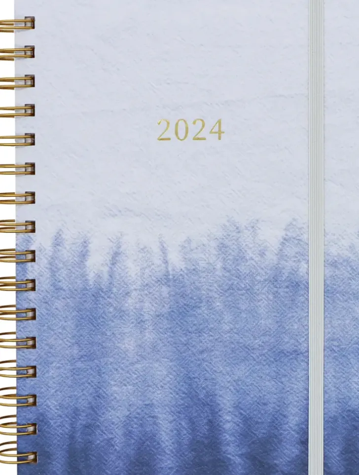 Poytakalenteri A5 Kierresidottu, Sininen