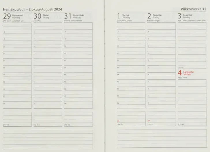 Poytakalenteri A5 Korkki