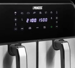 Princess 182074 Airfryer Tupla, 2X4L