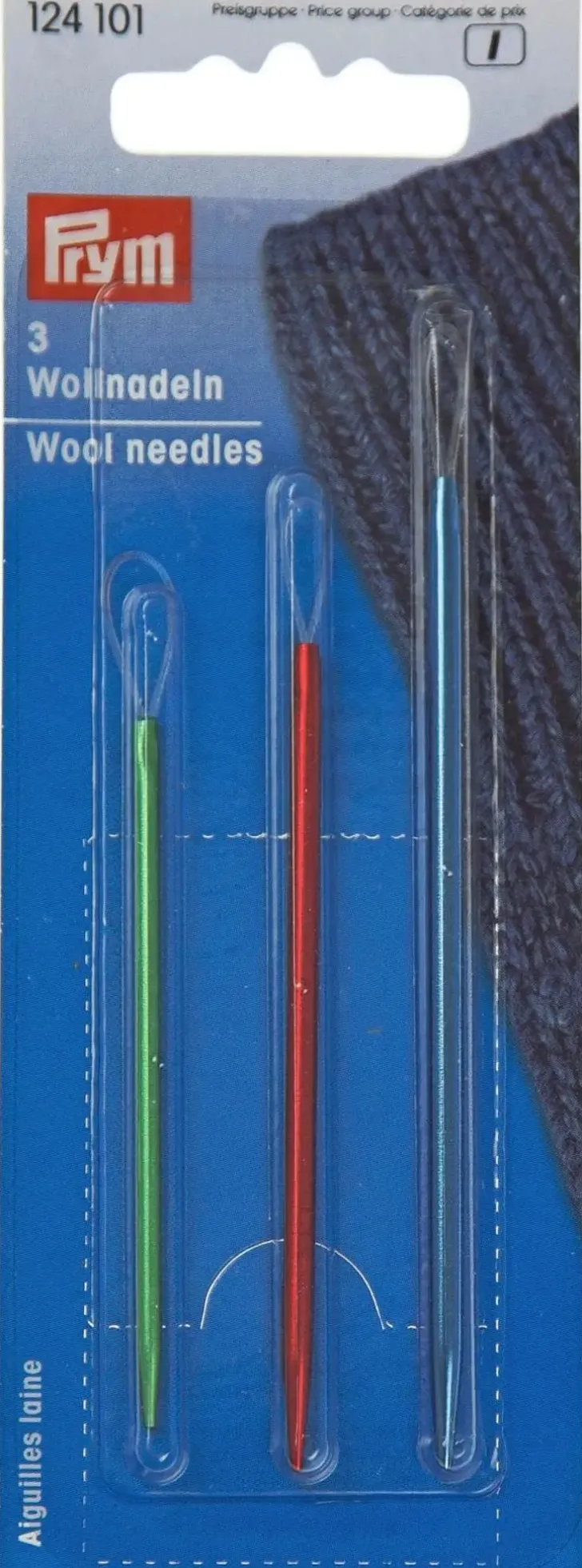 Prym Lenkkineula 3Kpl Alumiini/Muovi