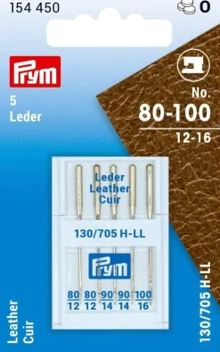 Prym Ompelukoneneula Nahalle Lajitelma 80-100 5 Kpl/Pakkaus