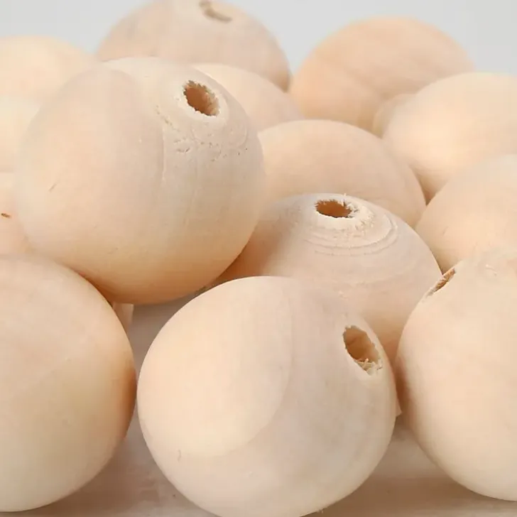 Puuhelmi 20Mm, Kaisttelematon 14Kpl