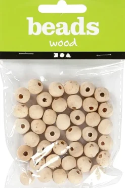 Puuhelmi 10Mm, Kasittelematon, 40Kpl