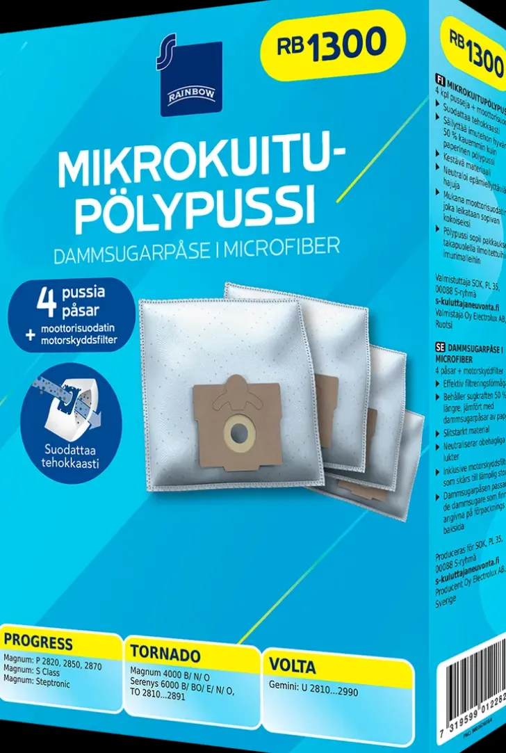 Rainbow Polypussi Rb1300 4Kpl + Moottorisuodatin