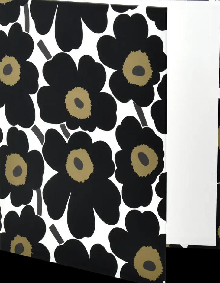 Rengaskansio 4 Cm Marimekko Unikko Musta