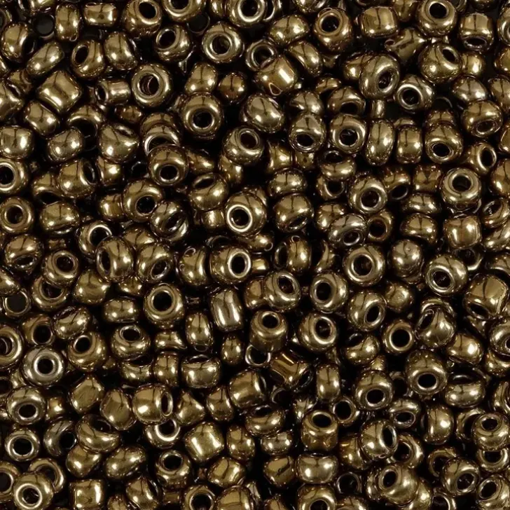 Rocaille-Siemenhelmet, Pronssi, Halk. 3 Mm, Koko 8/0 , Aukon Koko 0,6-1,0 Mm, 25 G/ 1 Pkk