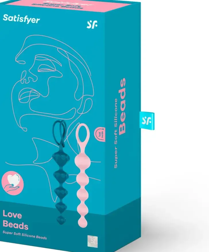 Satisfyer Love Beads Anaalihelmet 2 Kpl