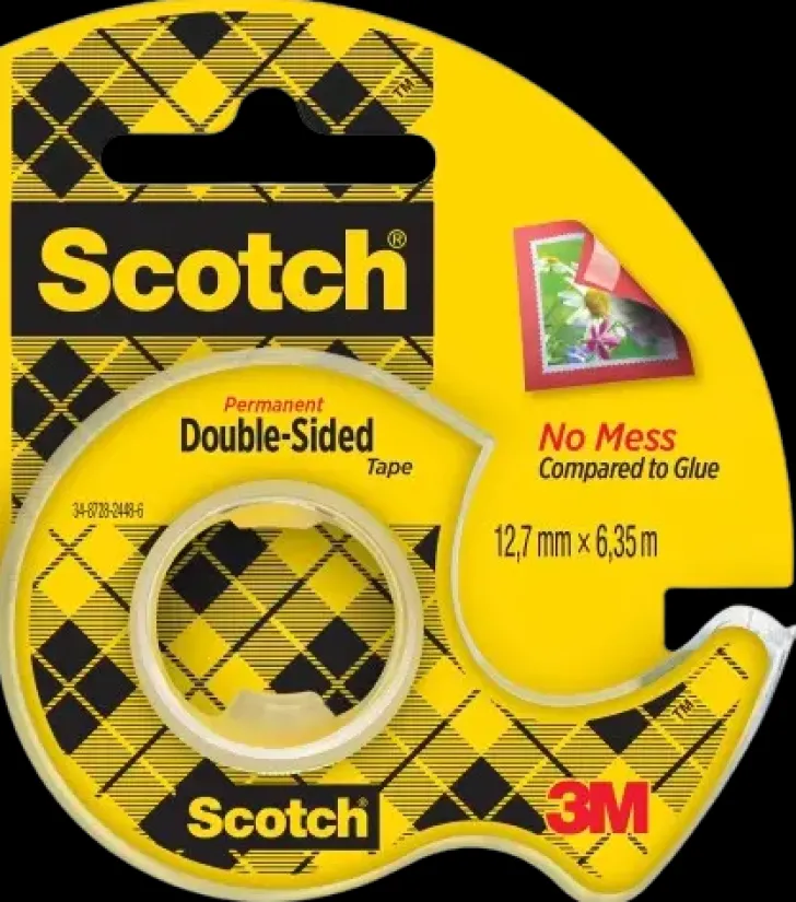 Scotch® Kaksipuolinen Teippi 136D Uk-Noeu, 12,7 Mm X 6,3 M