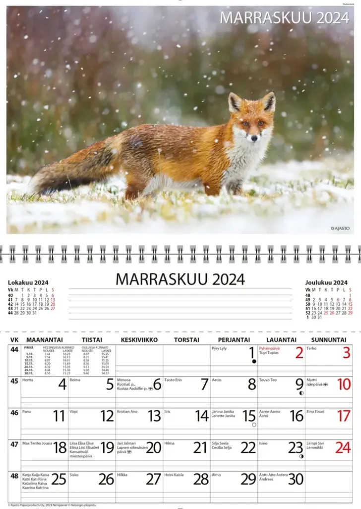 Seinakalenteri Mappikalenteri