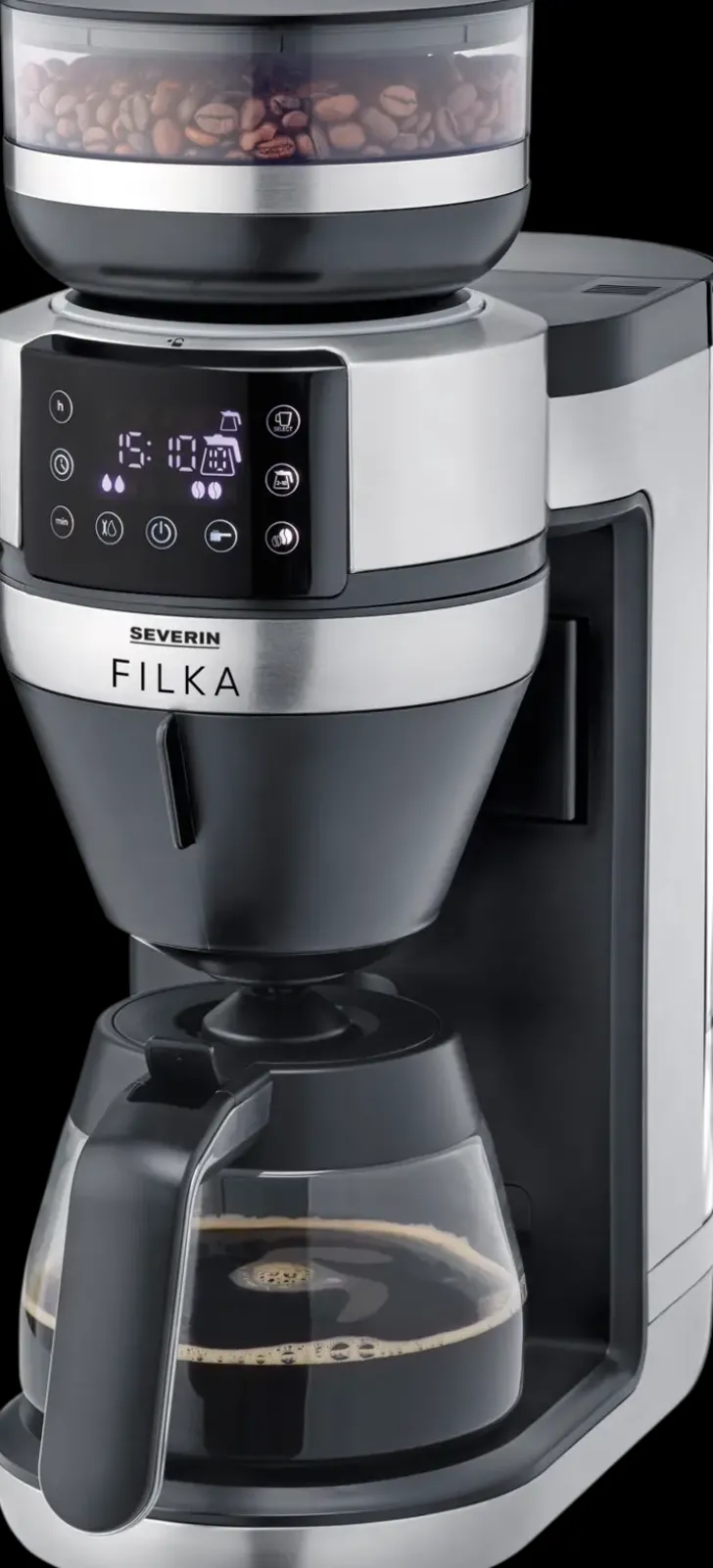 Severin Filka Kahvinkeitin Lasikannulla Ka4850