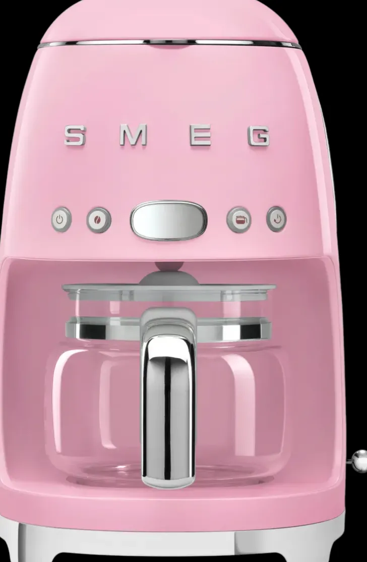 Smeg Kahvinkeitin Dcf02Pkeu 1,4 Litraa, Hvaaleanpunainen