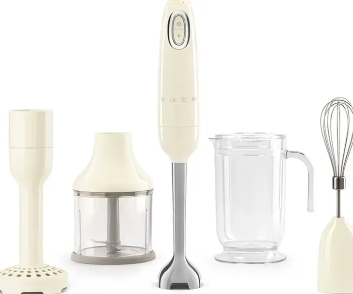 Smeg Sauvasekoitinsetti, Kermanvalkoinen