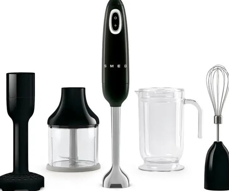 Smeg Sauvasekoitinsetti, Musta