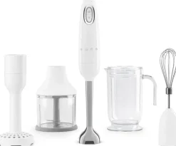 Smeg Sauvasekoitinsetti, Valkoinen