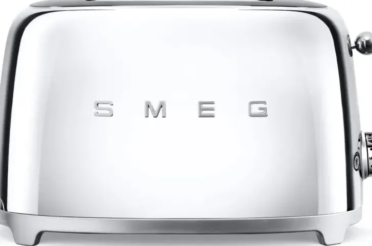 Smeg Tsf01Sseu 2-Viipaleen Leivanpaahdin Kromi