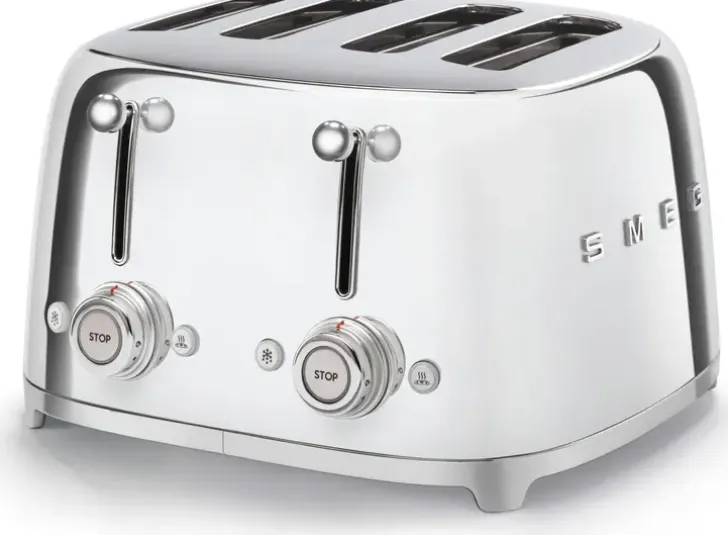 Smeg Tsf03Sseu 4-Viipaleen Leivanpaahdin Teras