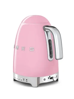 Smeg Vaaleanpunainen Vedenkeitin Lampotilansaadolla Klf04Pkeu