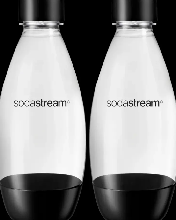Sodastream Fuse -Juomapullo Musta 2X 0,5L