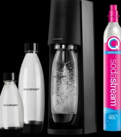 Sodastream Terra Hiilihapotuslaite, Musta Value Pack