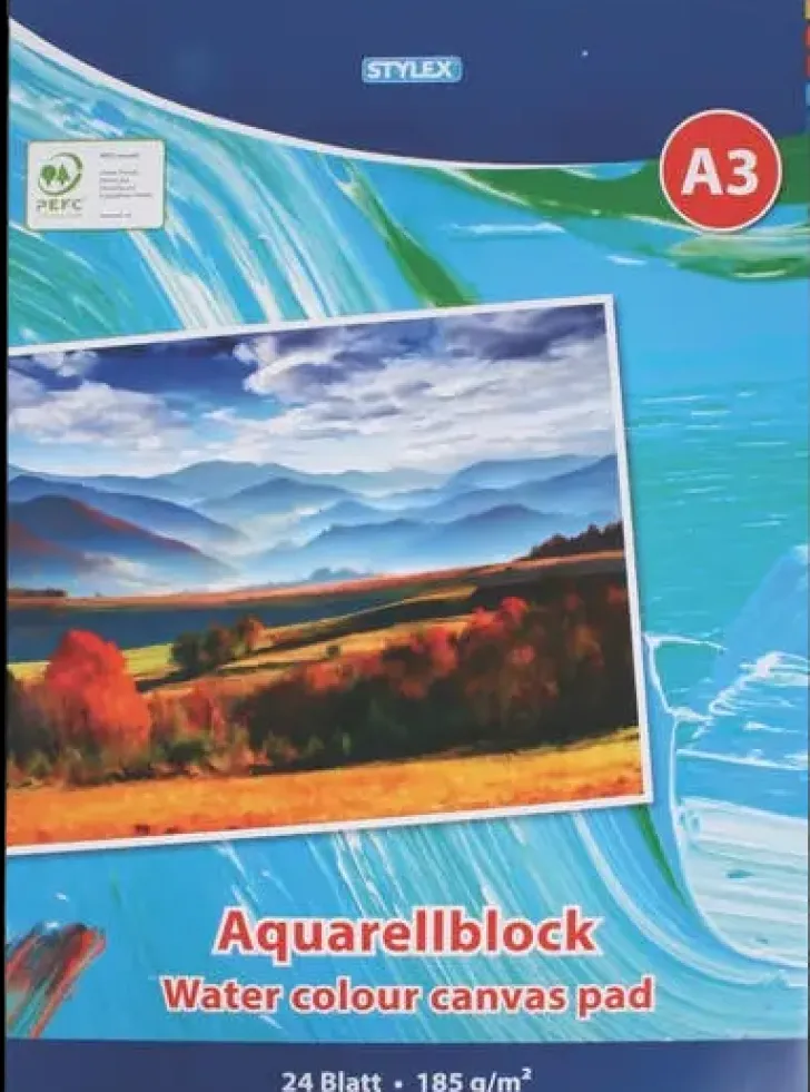 Stylex Akvarellilehtio A3