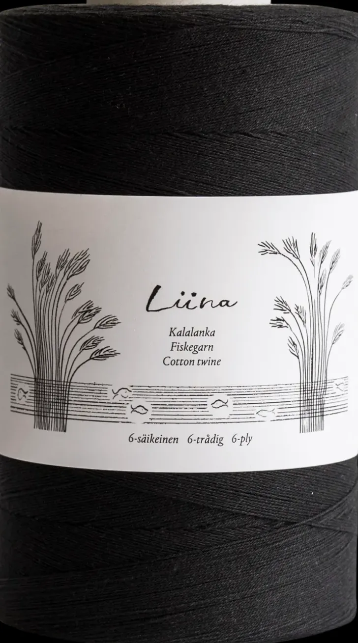 Suomen Lanka Liina Kalalanka 6-Saikeinen 500G Musta